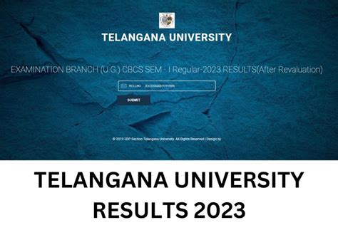 Telangana board & university results 2024.